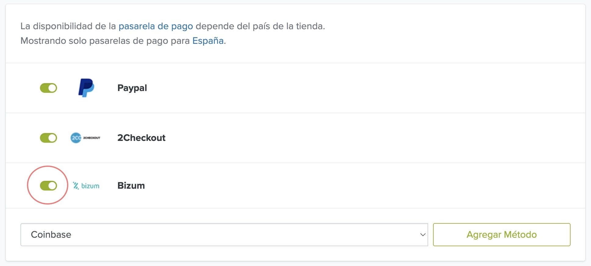 Activar Bizum