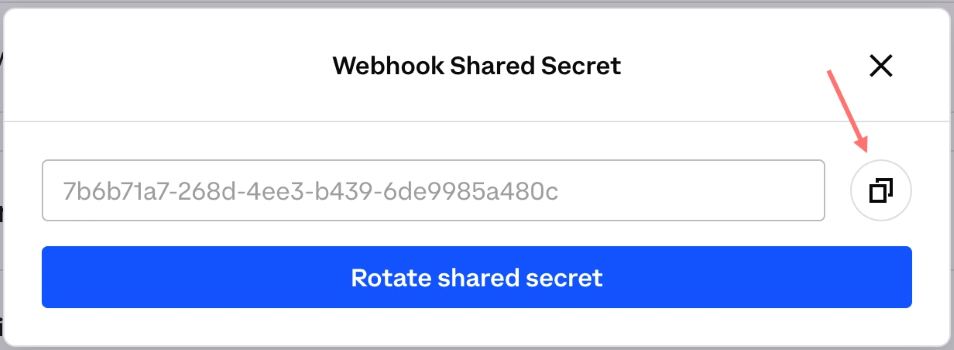 copy shared secret