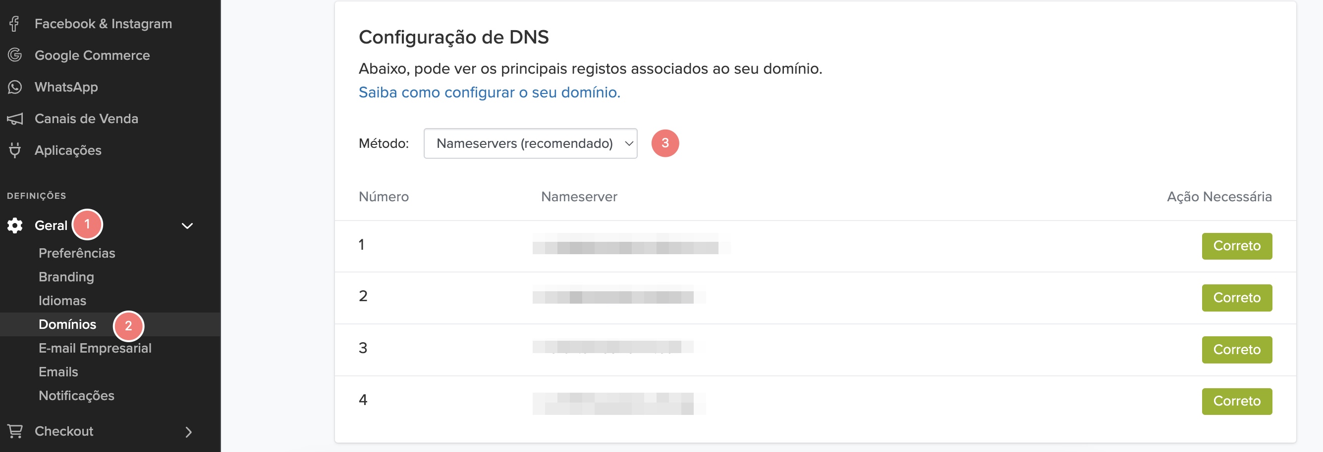 nameservers