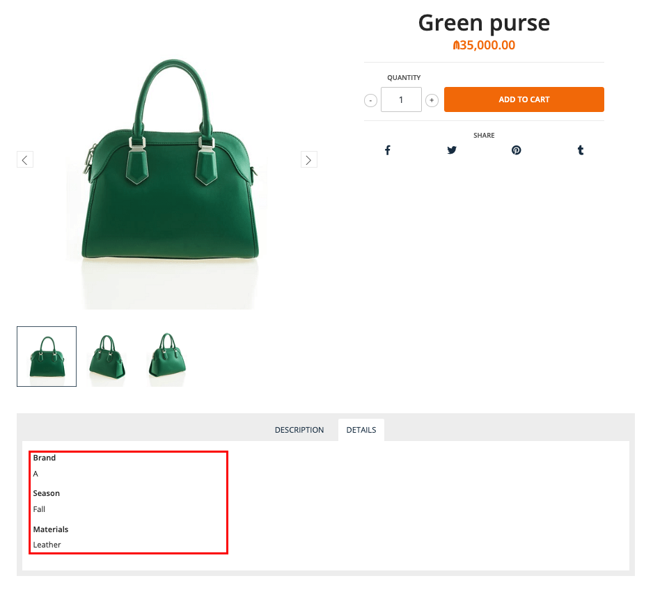 Product Custom Fields