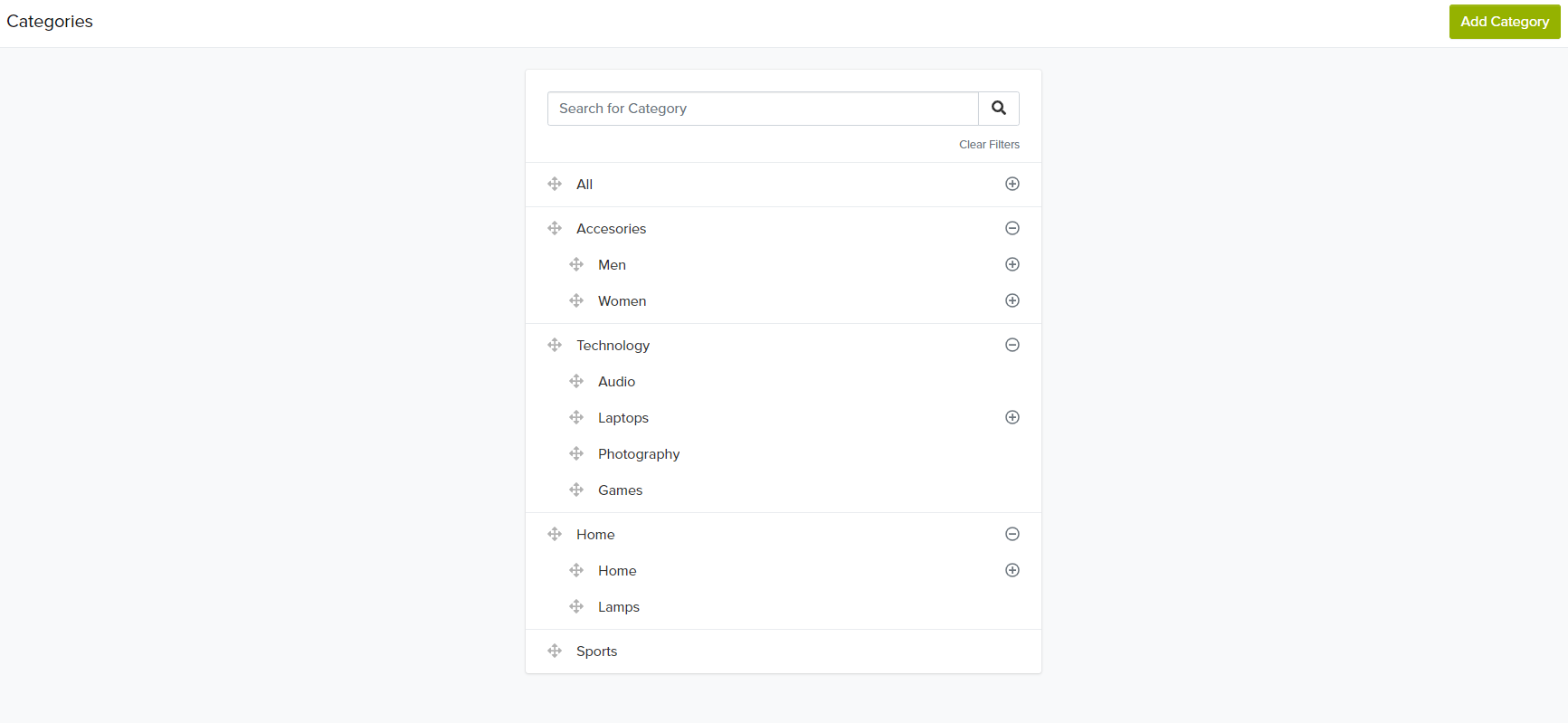 Product Categories